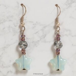 New - EA30 - Handmade Earrings - Czech glass beads, one of a kind